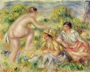 Jóvenes en el campo, 1916